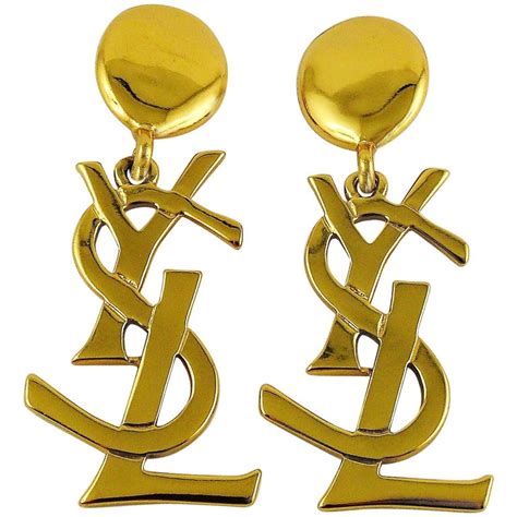 pendientes ysl|ysl st laurent earrings.